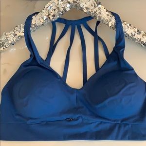 Athleta sports bra with zipper detail